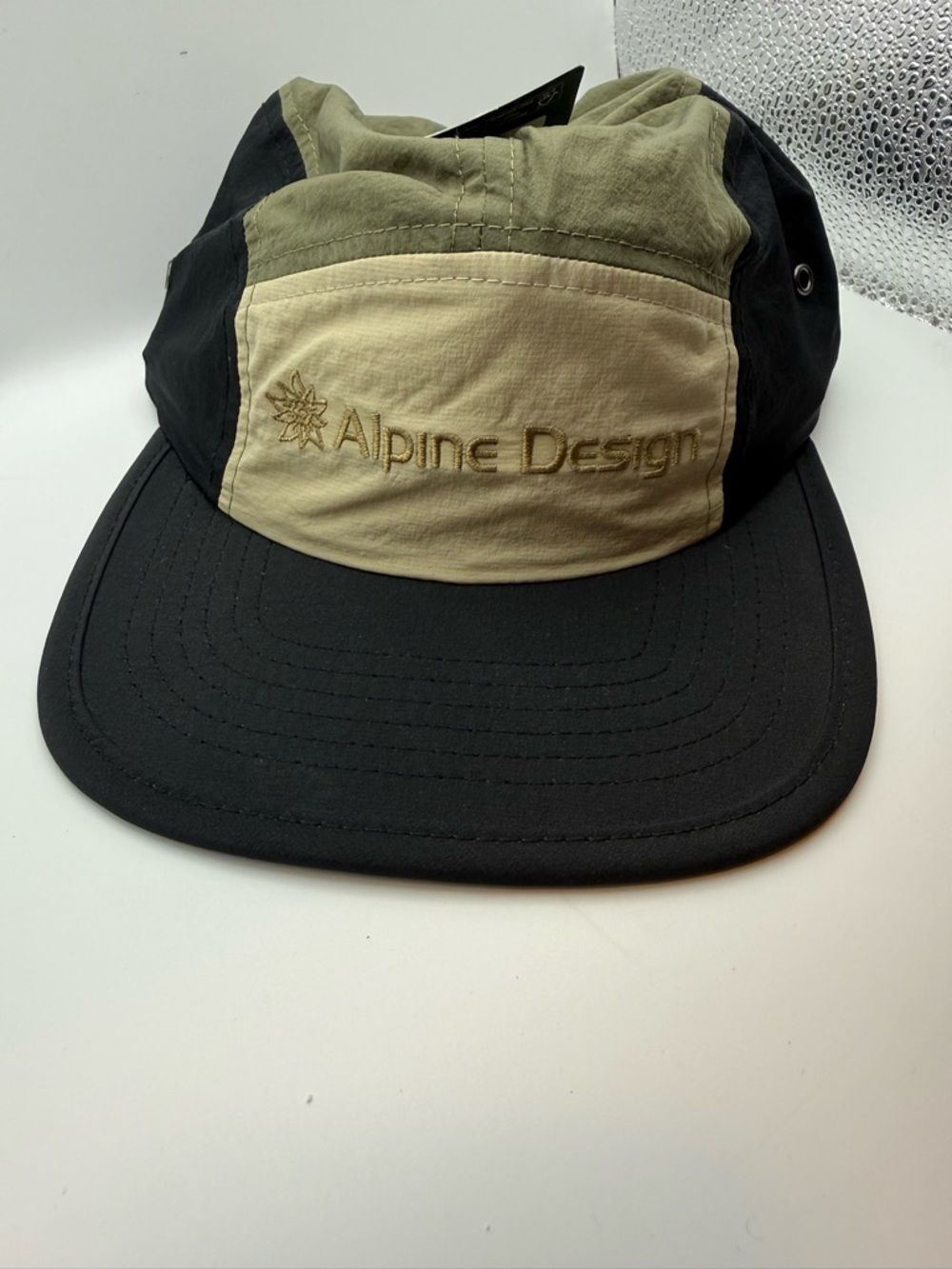 Alpine Design Men’s Black, Olive & Tan Outdoor 5 Panel Cap - New With Tags
